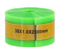 Alanmoship Bande de protection anti-crevaison en fibre de verre TPU de 1 mm d'épaisseur pour vélo de route 700Cx18-32 et roues de VTT 26/27,5/29", vert