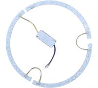 Alanmoship Bande LED incurvée de 38 cm pour ventilateur de plafond, barre de montage magnétique à changement de couleur, option double pilote 36 W pour décoration d'éclairage moderne de maison et de