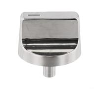 Alanmoship Bouton de commande de table de four en aluminium argenté compatible avec les modèles W11517334, W11122869, W11366438, W11117415, pièce de rechange