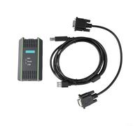 Alanmoship Câble de programmation USB-MPI adaptateur USB pour Siemens S7-200/300/400 PLC, interface RS485, prend en charge la communication PPI/MPI, automatisation industrielle, 25 m avec rallonge USB