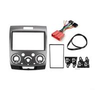 Alanmoship Cadre de navigation, pour Ford, pour expédition pour Everest pour Mazda BT-50 Stéréo DVD CD Modifié Face Frame Matériau ABS, installation rapide résistant à l'usure (avec faisceau de câbles