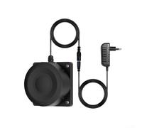 Alanmoship Capteur de niveau d'eau acoustique WiFi à base de gel, batterie 7800 mAh, étanchéité IP65, surveillance en temps réel avec alertes réglables, suivi des données historiques, accès à distance