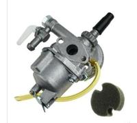Alanmoship Carburateur pour débroussailleuse Kaaz TD33 TD40 TD43 TD48 CG400, entrée 12 mm, espacement des trous 26 mm, pièce de rechange en métal avec filtre pour gazon de jardin