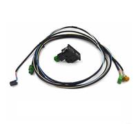 Alanmoship CarPlay Media Commutateur USB AUX avec harnais et noyau compatible avec Golf 7 MK7 et Passat B8, OEM 5Q0035726E, plastique pour divertissement en voiture (un ensemble)