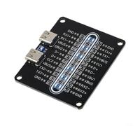 Alanmoship Carte de test de câble de données de type C, détecteur de continuité pour vérification de court-circuit USB 30, sans alimentation externe, pour batterie CR2032, outil PCB compact pour