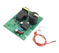 Alanmoship Carte module de commande d'allumage pour réchaud de camping-car avec kit d'électrodes 12 V CC compatible avec SF20-42 NT24-40 NT12-20S/E DD17DSI SW Series, PC ABS cuivre vert pour voyage en