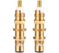 Alanmoship Cartouche de douche de rechange en laiton compatible avec PricePfister 910-030 pour robinets d'eau chaude et froide, design sans lavage, installation facile à monter soi-même pour réparer