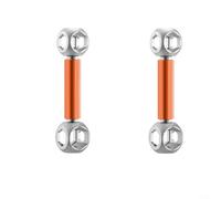 Alanmoship Clé hexagonale 10 en 1 en forme d'os pour réparation de vélo de montagne, outil multifonction compact en alliage d'aluminium pour cyclistes, argent, 95 mm