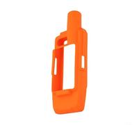 Alanmoship Coque en silicone souple pour Garmin GPSMAP-H1, protection anti-chute avec découpes précises, coque légère pour randonnée, camping, noir (orange)