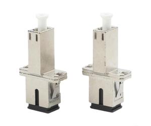Alanmoship Coupleur fibre optique LC-SC 1000+ cycles Coupleur fibre optique | Perte d'insertion de 0,2 dB, transmission efficace du signal, dégradation minimale, lot de 2, optimisation du réseau