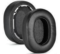 Alanmoship Coussinets de rechange compatibles avec les casques audiophiles Teufel REAL BLUE-NC, mousse à mémoire de forme, coussinets confortables noirs