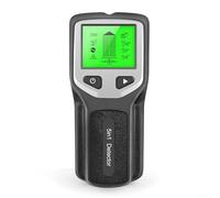 Alanmoship Détecteur de goujons mural 5 en 1 avec écran LCD pour détecter le bois, le métal, les fils AC et les câbles, modes de balayage multi-profondeur pour un bricolage précis (noir)