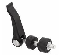 Alanmoship Écrou de montage manuel en acier inoxydable de qualité supérieure pour tondeuse à gazon - 45 x 6 mm - Noir - Poignée de rechange - Boulon à vis pour tondeuses - Efficace et portable