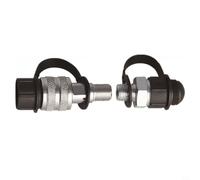 Alanmoship Ensemble de raccords rapides hydrauliques Zg3/8 en acier au | Raccords hydrauliques pour tuyaux haute pression Zg3/8 en acier au carbone 120 C 70 MPa Set (ZG3/8)