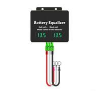 Alanmoship Équilibreur de batterie à affichage LED 2 x 12 V 24 V Série Équilibreur FBA052S KBA052S Coque en alliage d'aluminium avec câble d'extension pour batteries au lithium fer phosphate (KBA052S)