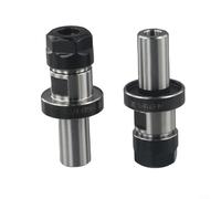 Alanmoship ER16 Lot de 2 porte-outils pour mandrin de serrage TTS 1,9 cm, tige droite de 1,9 cm, sortie de 7,6 cm, équilibré 12 000 tr/min, tour de fraisage CNC, longueur de jauge de 350,5 cm