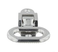 Alanmoship Escabeau de bateau pliable en acier inoxydable pour croisières, pêche, camping 125 x 80 mm