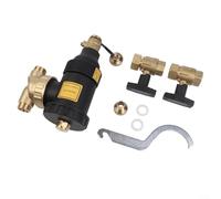 Alanmoship Filtre magnétique central pour chauffe-eau avec maille en acier inoxydable pour séparation de la saleté et des boues de chaudière, raccords filetés DN20/25/32, 0,5 W, plage de température