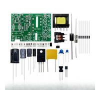 Alanmoship Flyback Kit électronique de commutation pour entraînement à la soudure Sortie 18 V, carte PCB 54 x 38 mm, entrée 100-240 V, pratique éducative de la soudure