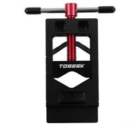 Alanmoship Guide de scie à fourche pour lames de coupe en carbone, outil de coupe de tige de selle, guide de fourche de vélo, pièces de vélo portable, fourche avant, coupe-tube pour appareils (rouge)