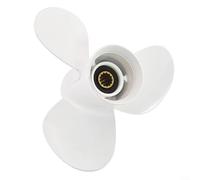 Alanmoship Hélice de bateau marin 11 1/8 x 13 en aluminium trois lames pour moteurs hors-bord Yamaha série 25-60HP