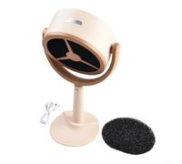 Alanmoship Hotte de bureau portable à chargement USB avec batterie de 3000 mAh, ventilateur d'échappement à angle réglable de 125 ° pour cuisine, barbecue intérieur, cuisson chaude