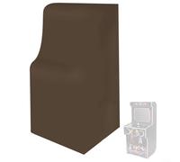 Alanmoship Housse de protection imperméable à l'eau et à la poussière en tissu Oxford 210D pour consoles de jeux vidéo résistant aux intempéries pour terrasse ou jardin (café)