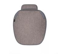 Alanmoship Housse de siège de voiture en lin saisonnier, design élégant et respirant pour plus de confort (gris)