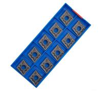 Alanmoship Inserts de tournage en carbure CNC CNMG 432-HM CNMG 120408-HM PC9030, pour acier inoxydable fonte, résistant à l'usure, force de coupe réduite, traitement continu et intermittent du tour