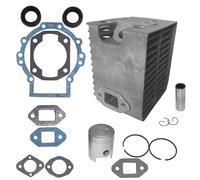 Alanmoship Kit cylindre et joint d'étanchéité 45 mm pour Wacker WM80 BS500 BS600 BS700, remplace 0099336 0045909, compatible avec les moteurs avec bouton Start-Stop jusqu'à 2011, pièces de réparation