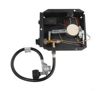 Alanmoship Kit d'assemblage de module de brûleur de terrasse en tube de verre 47 000 BTU avec régulateur de boîtier de commande thermocouple pour chauffage au propane extérieur, raccord évasé de 9,5