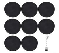 Alanmoship Kit de filtres en mousse pour aspirateurs Bissell, compatible avec PowerForce, Helix, Turbo, Cleanview, pivotant, rewind Pet modèles, ensemble de 9 pièces avec brosse de nettoyage