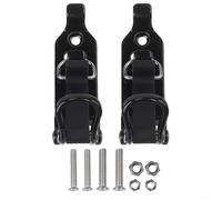 Alanmoship Kit de montage de barres de toit en métal et caoutchouc, mécanisme de libération rapide, prise en main sûre pour outils, équipement, pelle, hache, camping, randonnée, activités de plein air