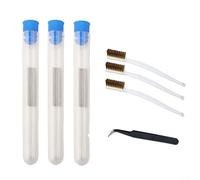 Alanmoship Kit de nettoyage de buse d'imprimante 3D 30 pièces 0,4 mm aiguilles pincettes brosses outils d'entretien pour Bambu Lab A1 Mini