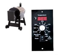 Alanmoship Kit de panneau de commande de thermostat numérique compatible avec les modèles de gril à granulés Traeger BAC236, avec 8 réglages de cuisson et grand bouton de réglage