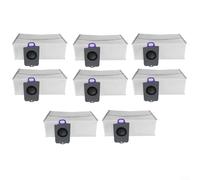 Alanmoship Kit de sacs à poussière en tissu gris clair 2/6/10/12 pièces de rechange pour aspirateur robot Narwal pour FREO Z Ultra/Z10/Z10 Ultra/X10 Pro, idéal pour le nettoyage de la maison sur tapis
