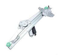 Alanmoship Lève-vitre électrique avec moteur 6 broches pour Citroën pour C4 MK2 DS4, pièce de rechange en métal argenté pour un fonctionnement en verre lisse et une réparation facile (avant gauche)