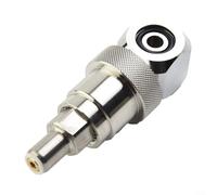 Alanmoship Lot de 1 adaptateur de remplissage Cga347 pour cylindre de feu Scott Scba, connecteur de bouteille de plongée en acier inoxydable et laiton 5000 psi pour remplissage de bouteille de plongée