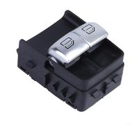 Alanmoship Lot de 1 bouton interrupteur de lève-vitre électrique pour Mercedes-Benz Vito W447 114 pour CDI 22, matériau ABS noir argenté, remplacement facile pour la conduite quotidienne