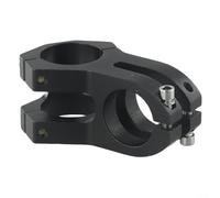 Alanmoship Lot de 1 potence de vélo de 31,8 mm avec collier de serrage réglable en alliage d'aluminium léger pour VTT, vélo de route, équitation, entraînement, noir, taille 45 mm (noir)