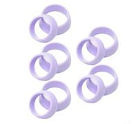 Alanmoship Lot de 10 anneaux en silicone pour tige de selle de vélo de 25,4 mm et 27,2 mm, protection contre la pluie, le sable, ajustement flexible, accessoires de cyclisme (violet)