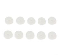 Alanmoship Lot de 10 joints M10 x 1 filetage mâle à connexion rapide pour valve anti-retour pour pompe haute pression de 8 mm, entretoise en plastique blanc pour usage industriel (M10 x 1 entretoise)