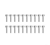 Alanmoship Lot de 10 vis à tête cylindrique M4 x 16 pour tronçonneuse MS440 MS460 HT70 FS500 9022 313 0680 - Fixations métalliques pour réparation d'outils de jardin - Lot de 10 (20 pièces)
