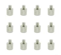Alanmoship Lot de 12 adaptateurs de connecteur M10 vers 3/8 M10 x 1,5 mm pour antenne JPC compatible avec radios Kenwood, utilisation robuste en extérieur et voyage