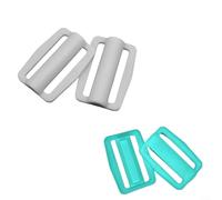 Alanmoship Lot de 2 boucles de ceinture de plongée avec plaque arrière lumineuse pour sangle de 5 cm, supports de sangle sécurisés pour la plongée sous-marine, la plongée avec tuba et la visibilité