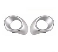 Alanmoship Lot de 2 coques de protection pour feux de brouillard avant argentés, pour Mitsubishi Outlander 2013-2015, garniture en plastique, accessoire de style extérieur gauche et droite