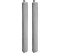Alanmoship Lot de 2 housses de poignée en velours parfaites pour réfrigérateur, four et micro-ondes, faciles à nettoyer (gris)