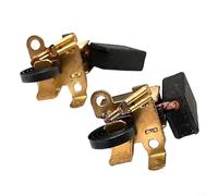 Alanmoship Lot de 2 porte-balais de charbon 1609203V51 compatibles avec les routeurs Bosch POF1200AE et POF1400ACE, construction en métal et carbone, taille 7 x 12 x 18 mm, lot de 2 pour un entretien