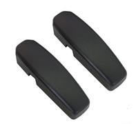 Alanmoship Lot de 2 supports de pare-brise pour Land Rover Defender SVX, noir mat ABS Moulure extérieure Pièces de rechange pour réparation tout-terrain