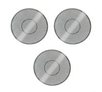 Alanmoship Lot de 3 filtres à café en acier inoxydable 62 mm pour machine à pression Hario V60 - Réutilisable - Passe au lave-vaisselle - Argenté